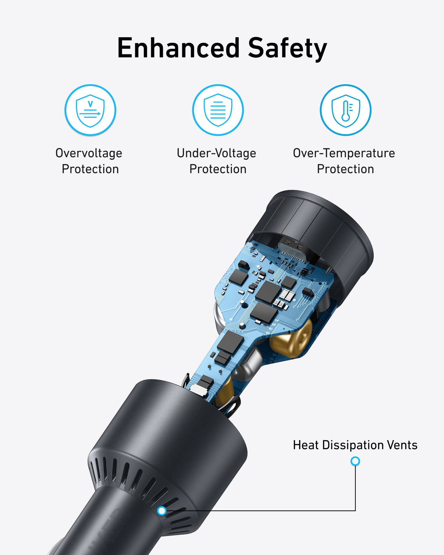 Anker 167.5W車載充電器(2C1A)