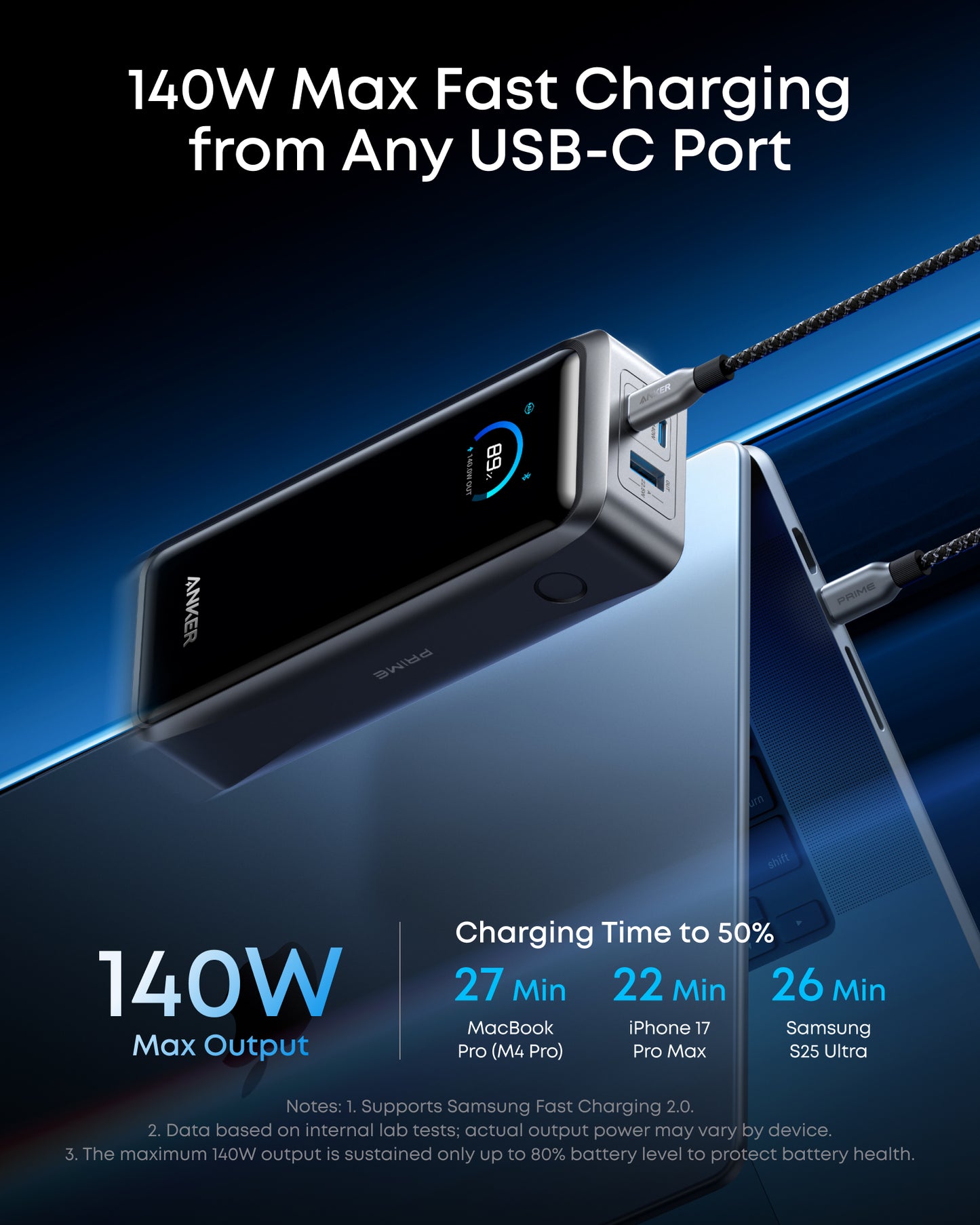 Anker Prime 移動電源 26K 300W