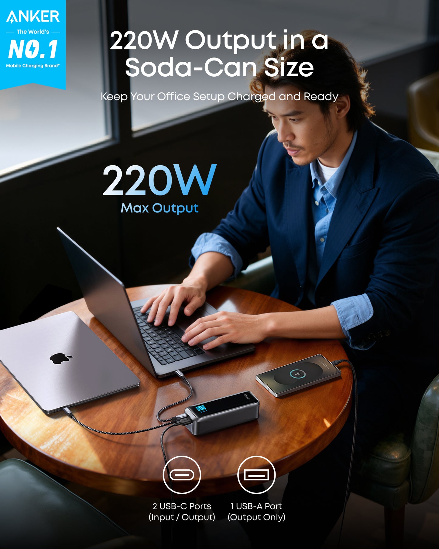 Anker Prime 移動電源 20K 220W