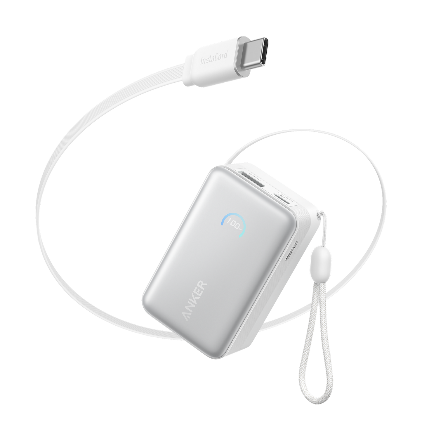 Anker Nano 移動電源（10K, 45W, 内置可伸縮充電線）