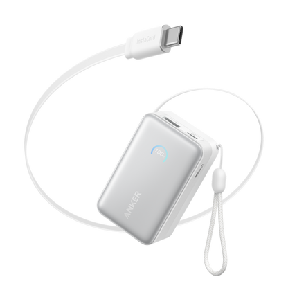 Anker Nano 移動電源（10K, 45W, 内置可伸縮充電線）