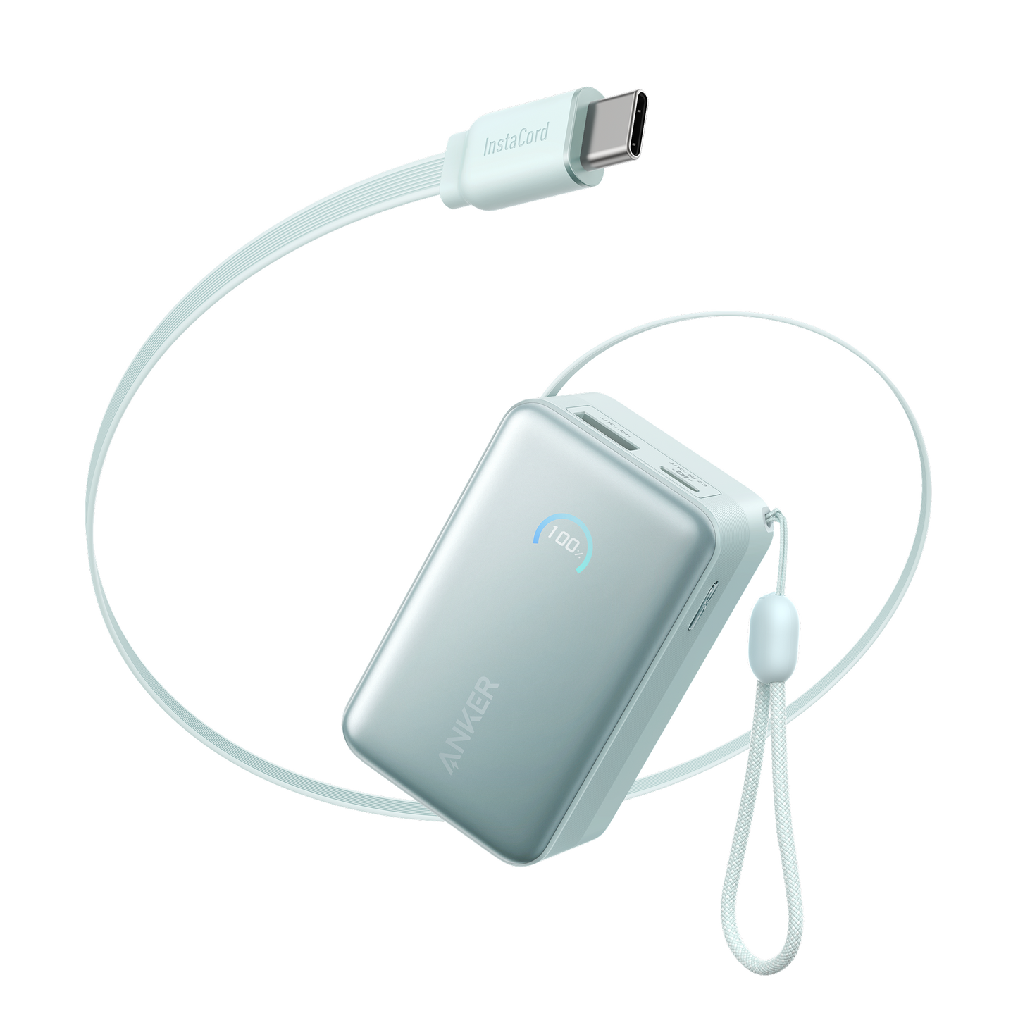 Anker Nano 移動電源（10K, 45W, 内置可伸縮充電線）