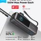 Anker移動電源（25K,165W,内置可伸縮充電線）