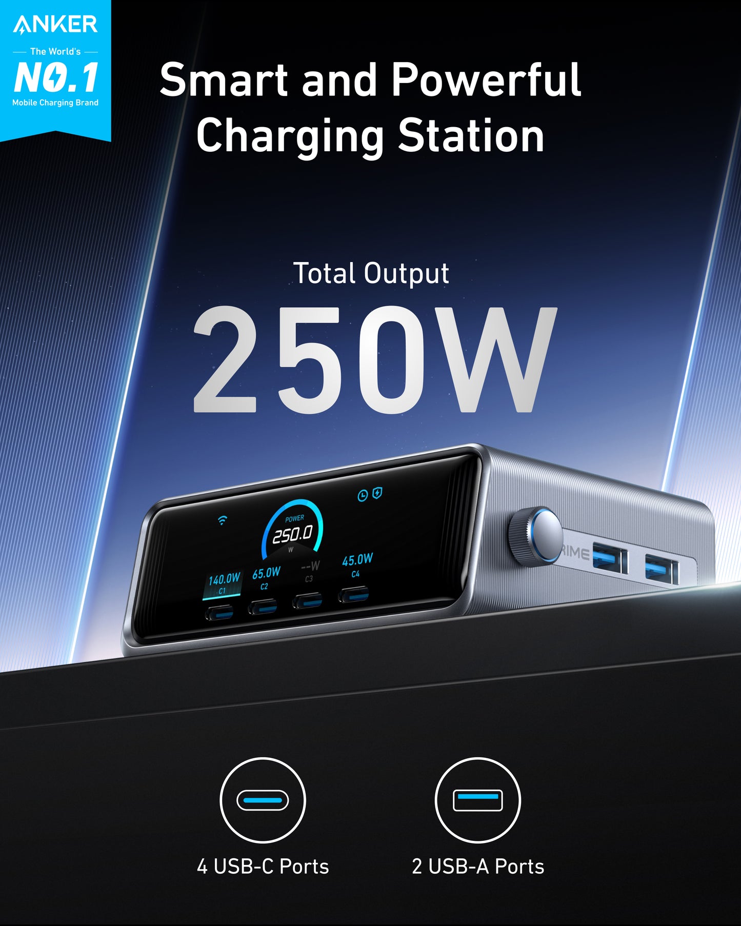 Anker Prime 250W 桌面充电器