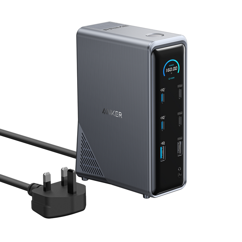 Anker Prime 14合1 雙顯示屏 160W 擴展基座