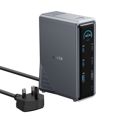 Anker Prime 14合1 雙顯示屏 160W 擴展基座