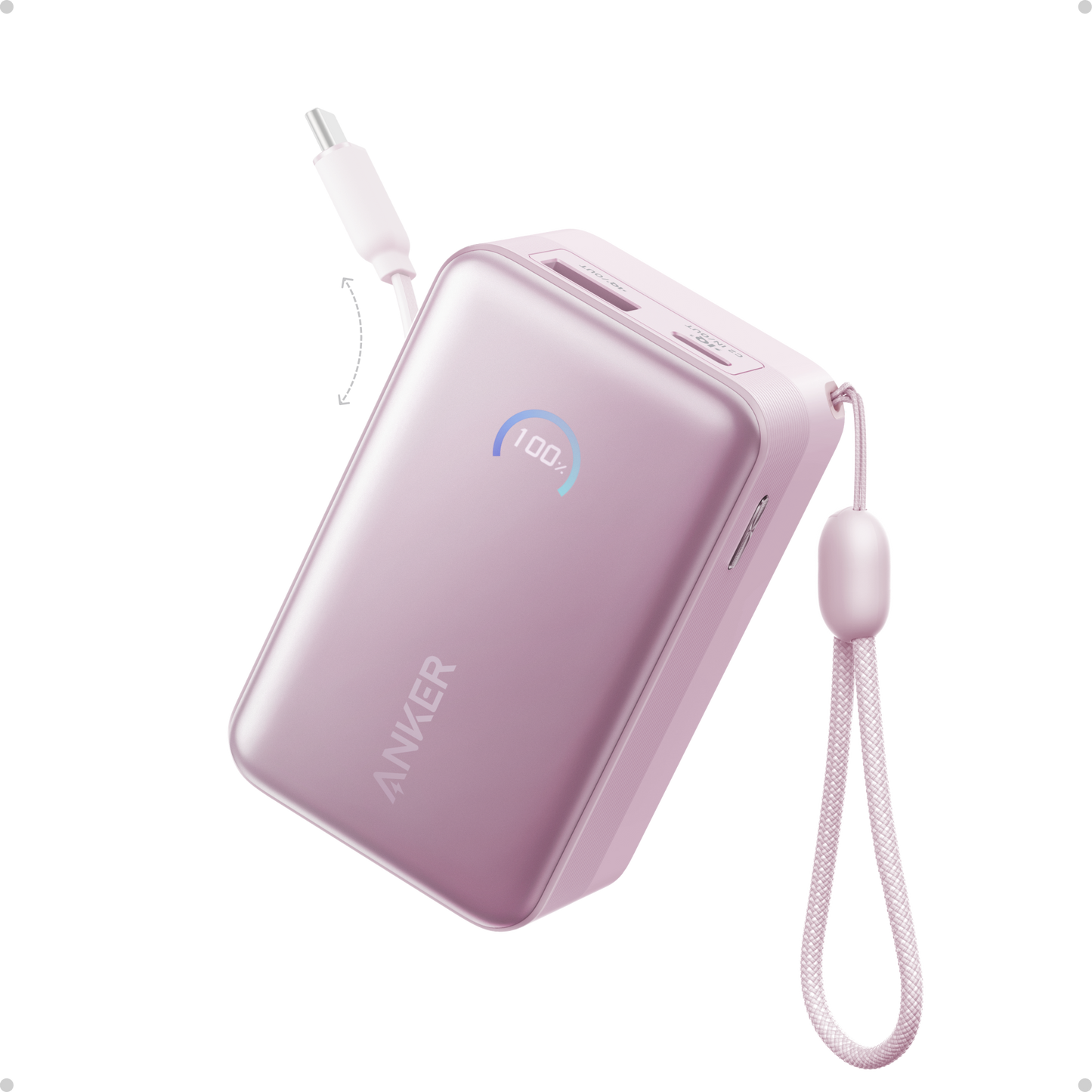 Anker Nano 10K 45W 自帶伸縮線行動電源