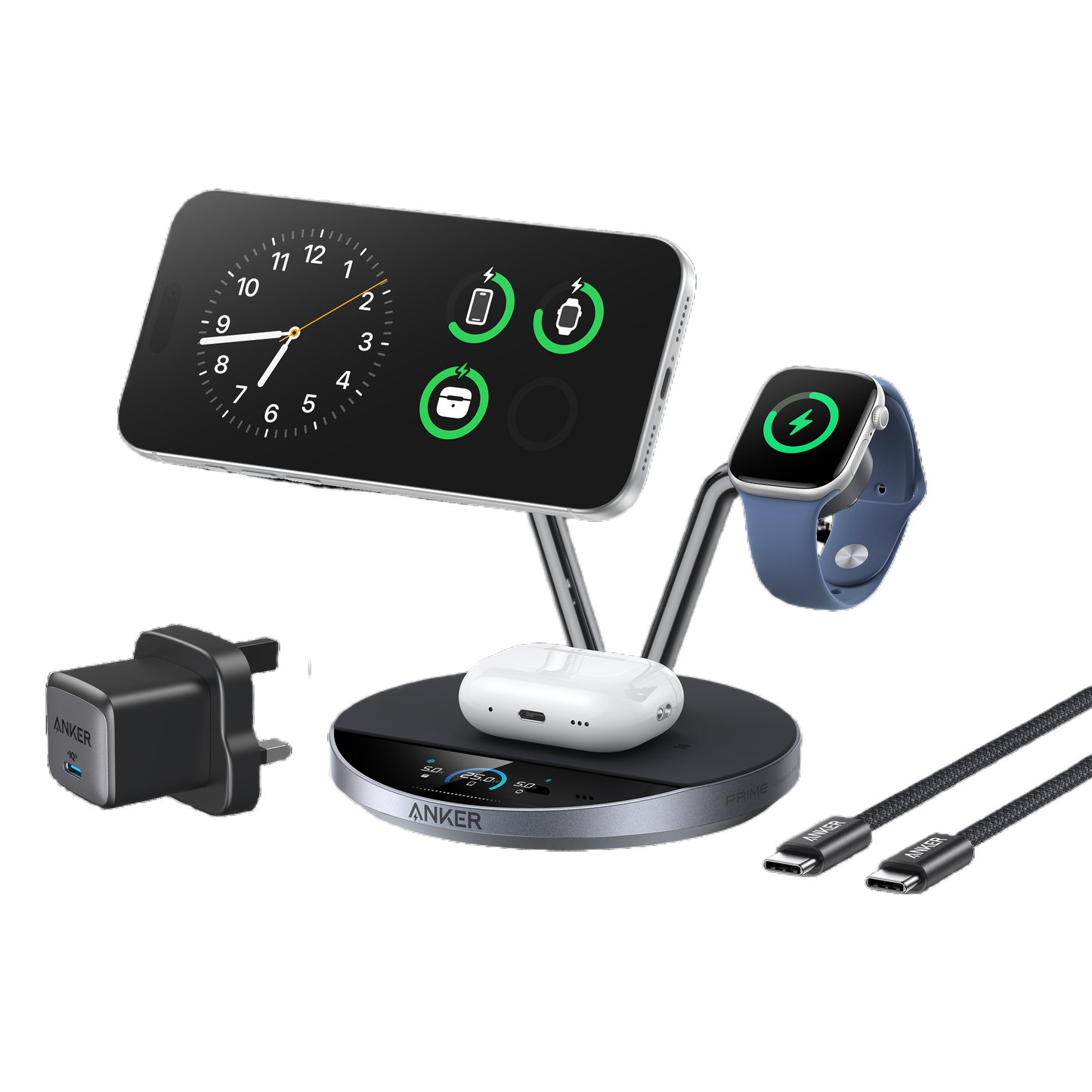 Anker Prime 三合一無線充電站